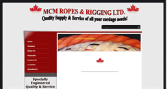 Desktop Screenshot of mcmropes.com